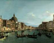 Canaletto - Venice - The Grand Canal with S. Simeone Piccolo